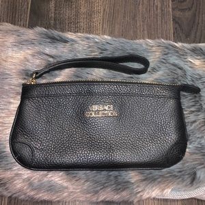 Versace Collection black wristlet